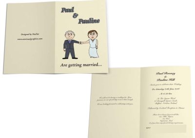Wedding invitation